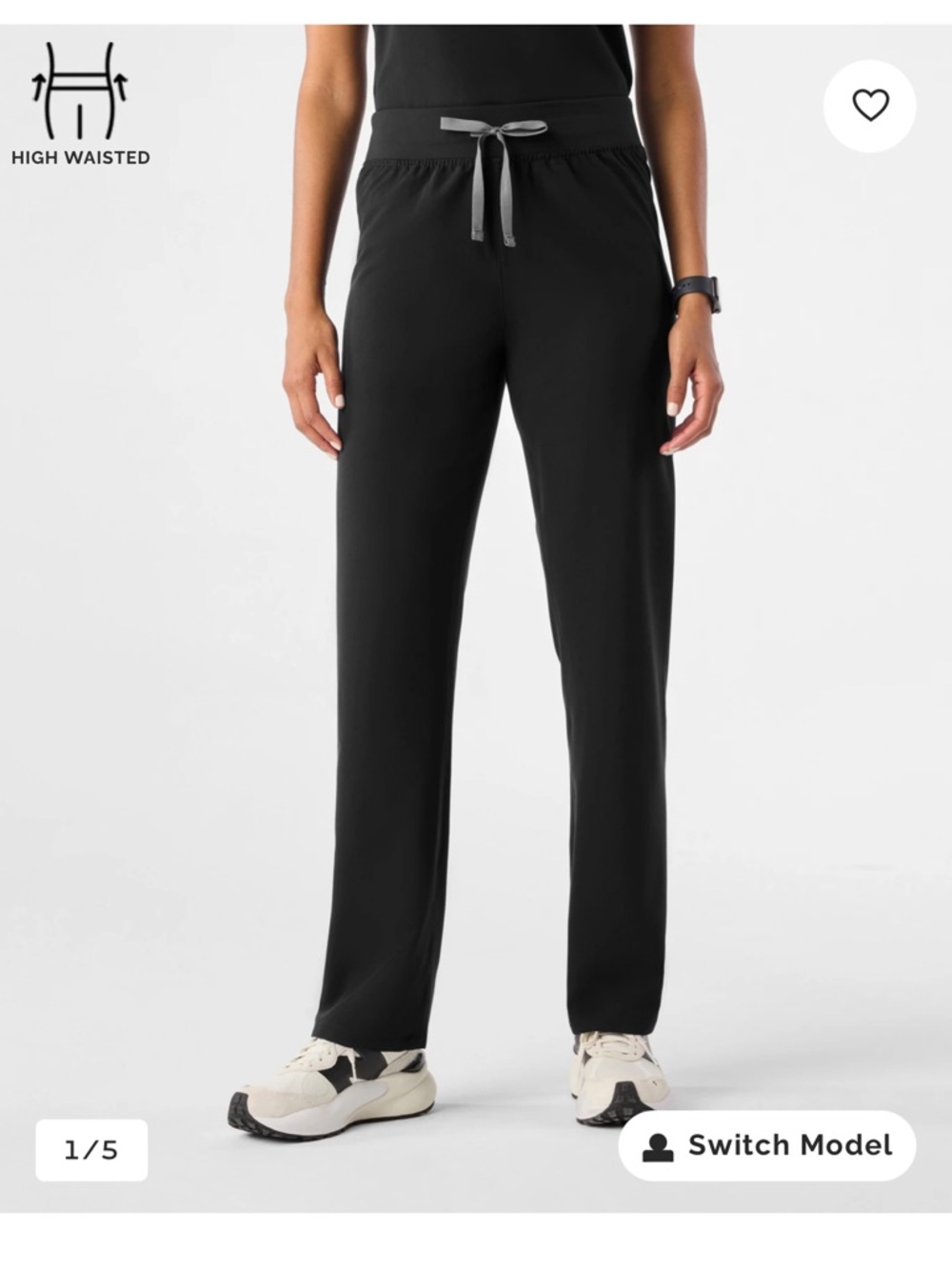 Figs Livingston Scrub Pants black